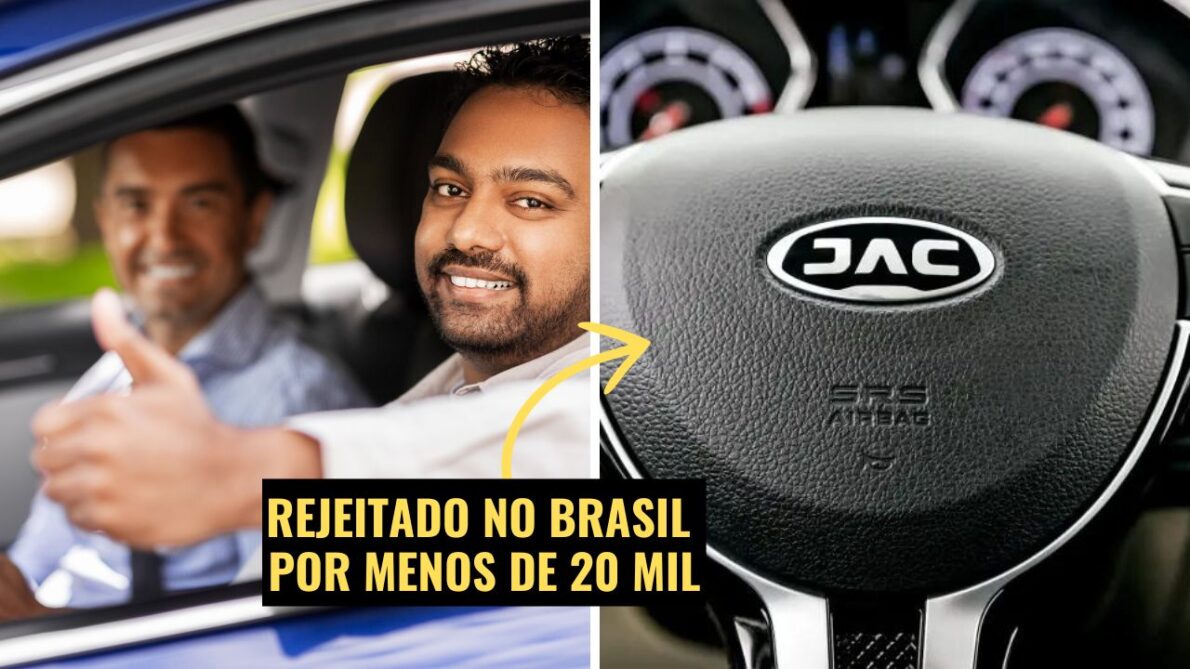 Melhor que Gol e Uno? Conheça o super barato e desvalorizado modelo da Jac por menos de 20 mil