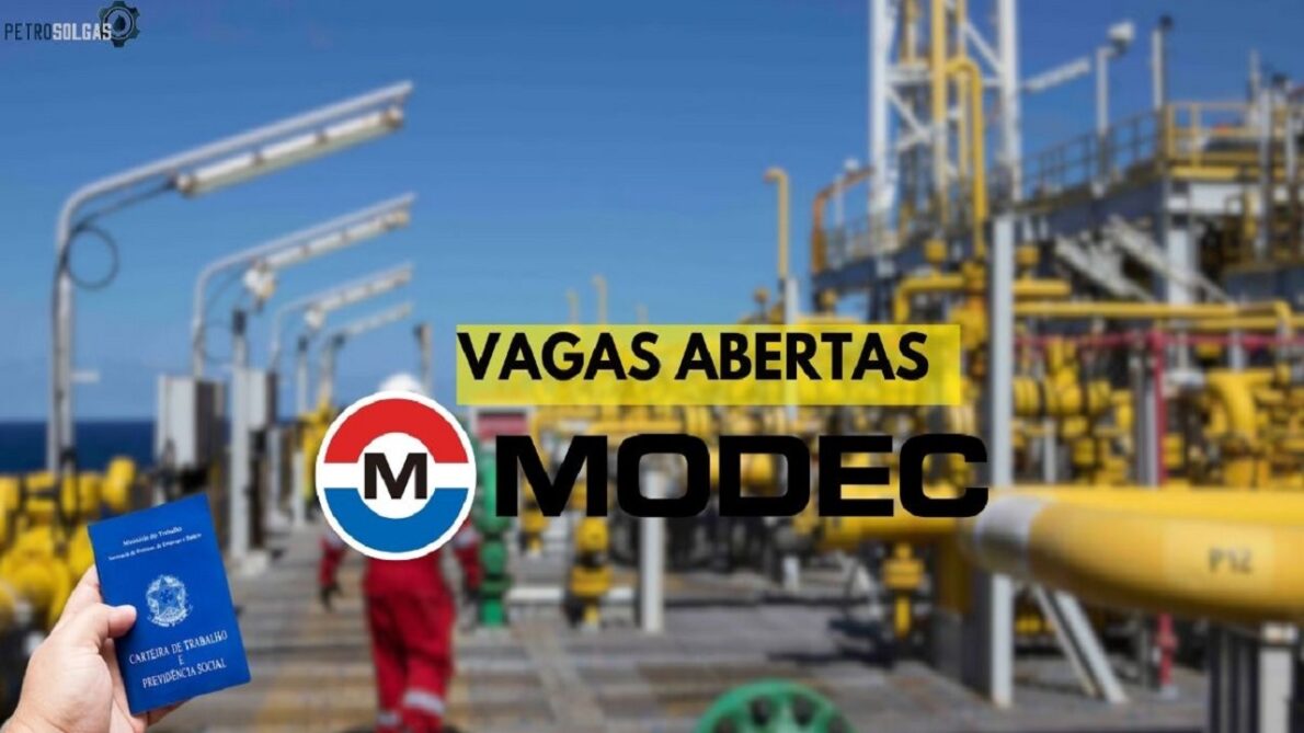 Multinacional Modec está recrutando brasileiros! Novo processo seletivo oferece vagas de emprego para marinheiro de Convés, operador de sala de controle, mestre de cabotagem, analistas e mais!