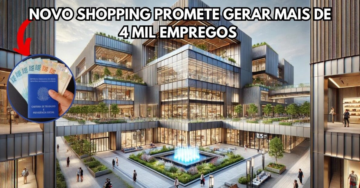 Nova gigante do comércio brasileiro! Novo Shopping no litoral de SP promete gerar mais de 4 mil empregos e transformar a região!