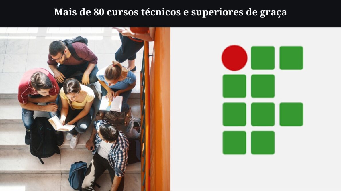 O IF está oferecendo mais de 80 cursos técnicos e superiores de graça Inscreva nos cursos gratuitos e garanta seu futuro!