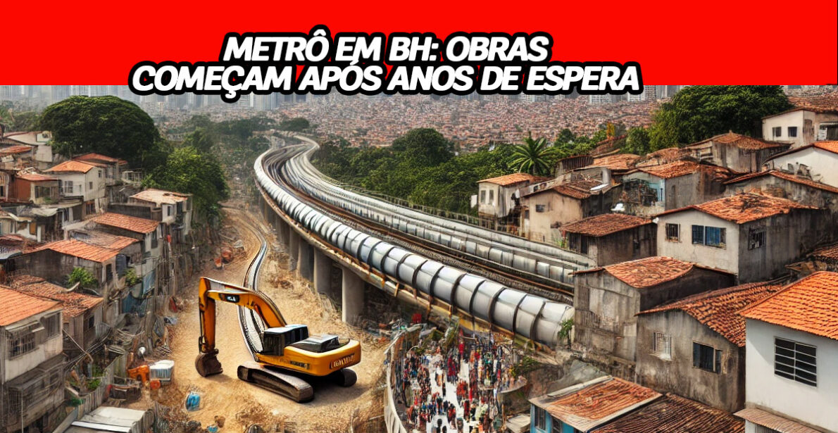 Belo Horizonte inicia obras bilionárias no metrô, mas moradores questionam valores de indenização e temem remoções forçadas em 2025.