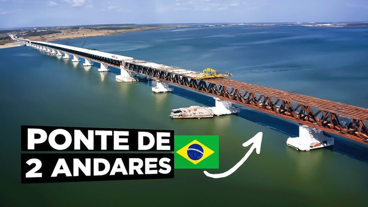 Obra monumental une São Paulo e Mato Grosso do Sul; a construção da Ponte Rodoferroviária sobre o Rio Paraná representa um marco na engenharia brasileira