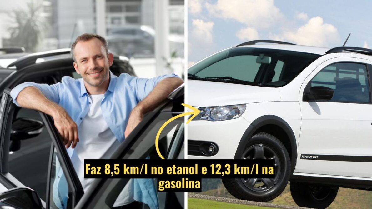 Ótimo custo-benefício para quem busca uma picape versátil: tanque de guerra da Volkswagen para trabalho e lazer