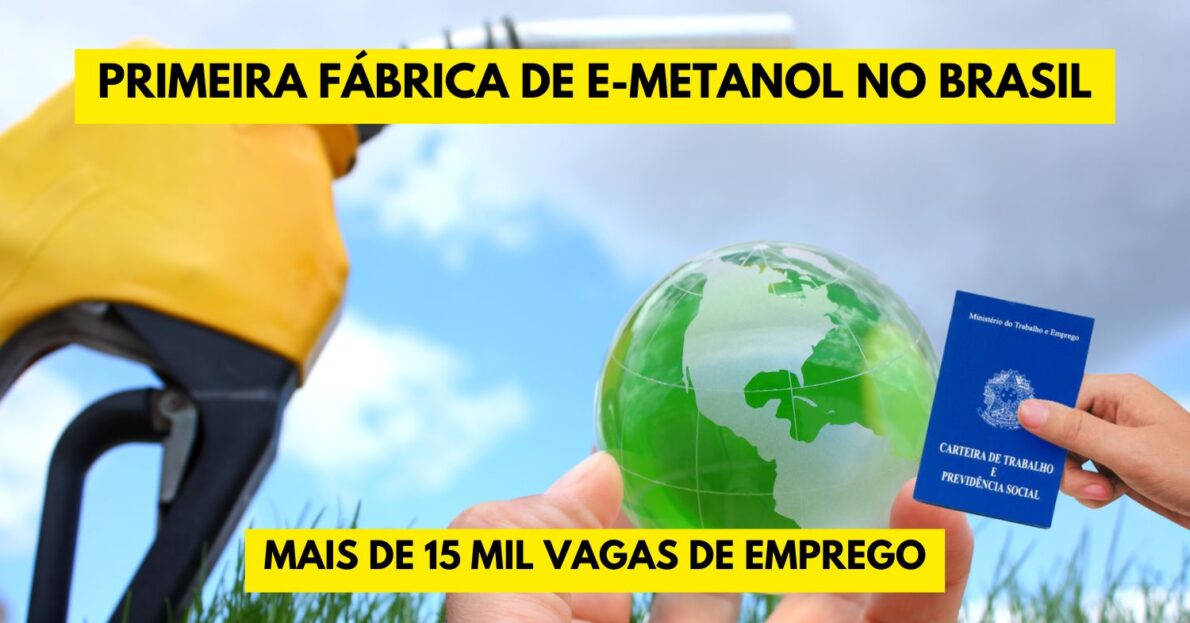 Primeira fábrica de e-metanol no Brasil será construída em Pernambuco e promete gerar 15 mil vagas no novo polo industrial