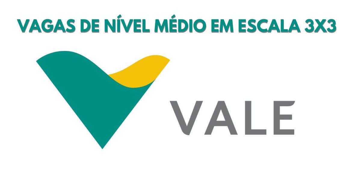 Quer trabalhar 3 dias e ter 3 dias de folga Mineradora Vale abre vagas de nível médio em escala 3x3 para trabalhar como Soldador