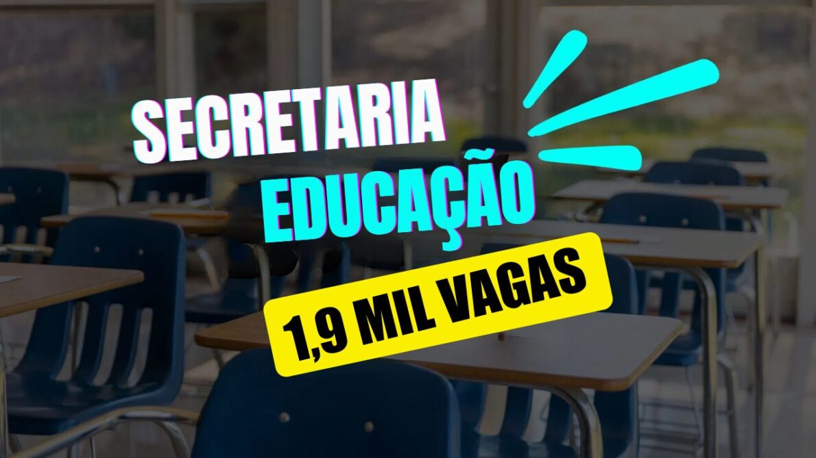 VAGAS - TÉCNCIOS - SECRETARIA DA EDUCACAO - EDITAL - ENSINO MÉDIO - NÍVEL MÉDIO - PROFESSORES - EDUCAÇÃO