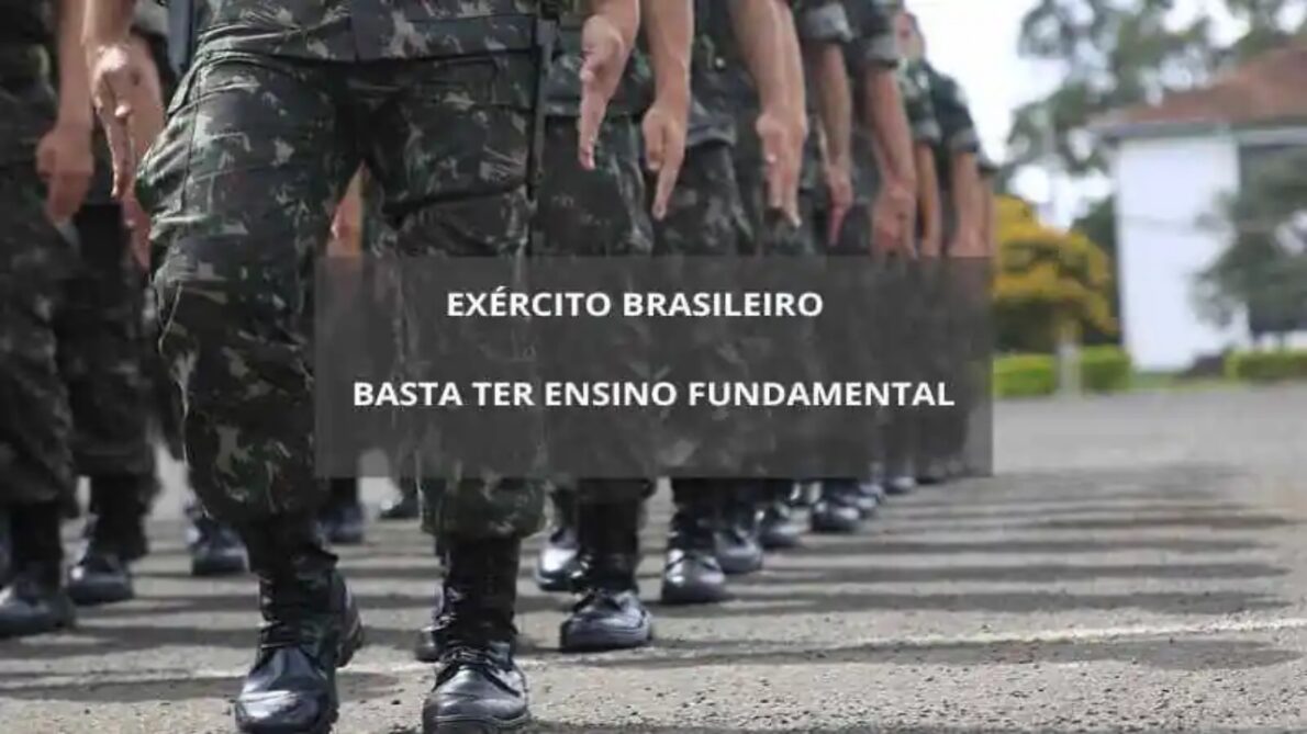 exército - vagas - edital - ensino fundamental - saúde - manutenção - construção - militar