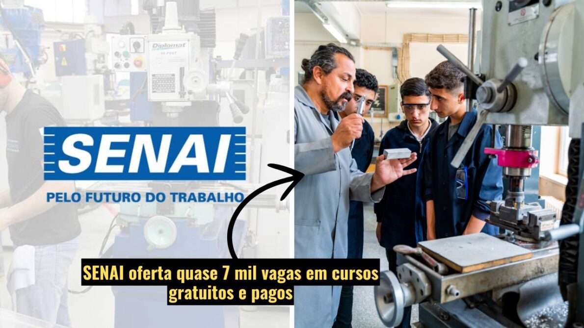 São 6.752 vagas abertas no SENAI para quem deseja se qualificar em diversas áreas, com oportunidades presenciais e a distância. Confira os detalhes e não perca essa chance!