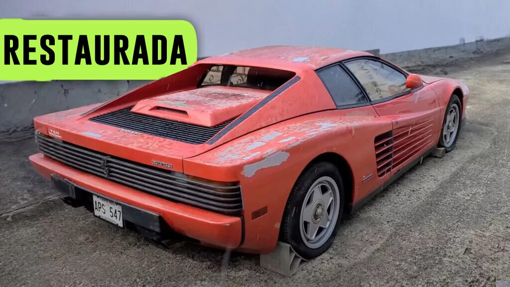 Ferrari Testarossa abandonada é restaurada e o resultado é incrível - Supercarro de um único dono ficou parado por 16 anos