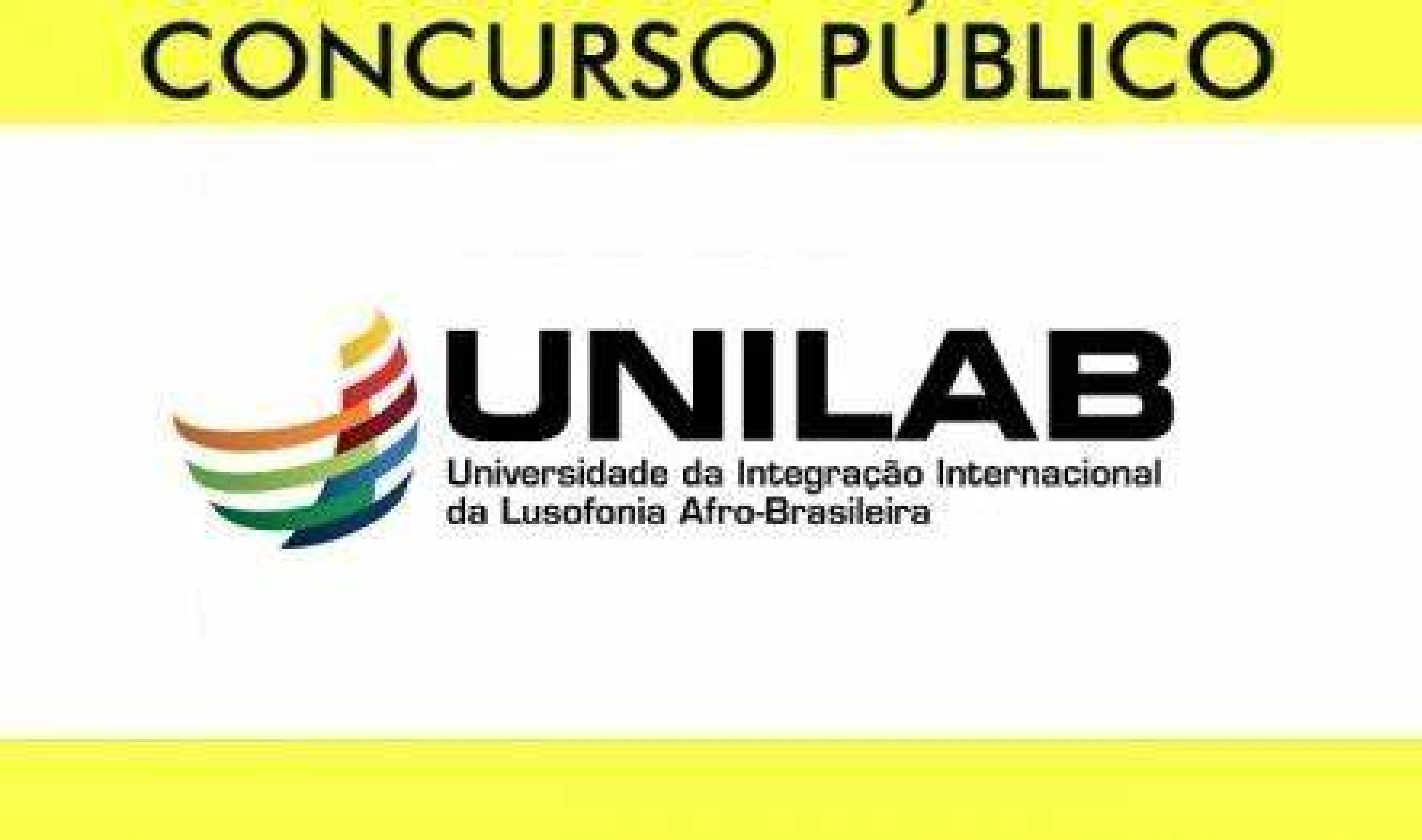 Concurso, vagas, Unilab