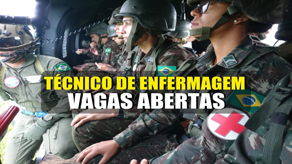 técnico - concurso - edital - exército - enfermagem - vagas