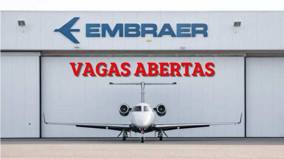 Trabalhe em uma das maiores empresas aeroespaciais! Embraer abre vagas para administrador, fresador e logística e mais