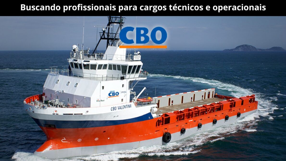 Trabalhe em uma das maiores empresas de apoio marítimo no Brasil! A Companhia Brasileira de Offshore anuncia vagas de emprego para guindasteiro, técnico de segurança offshore e mais