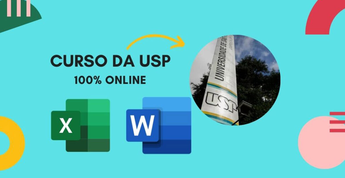 Curso da USP no Veduca ensina Word e Excel do básico ao avançado, com direito a certificado reconhecido pela USP. Não perca!