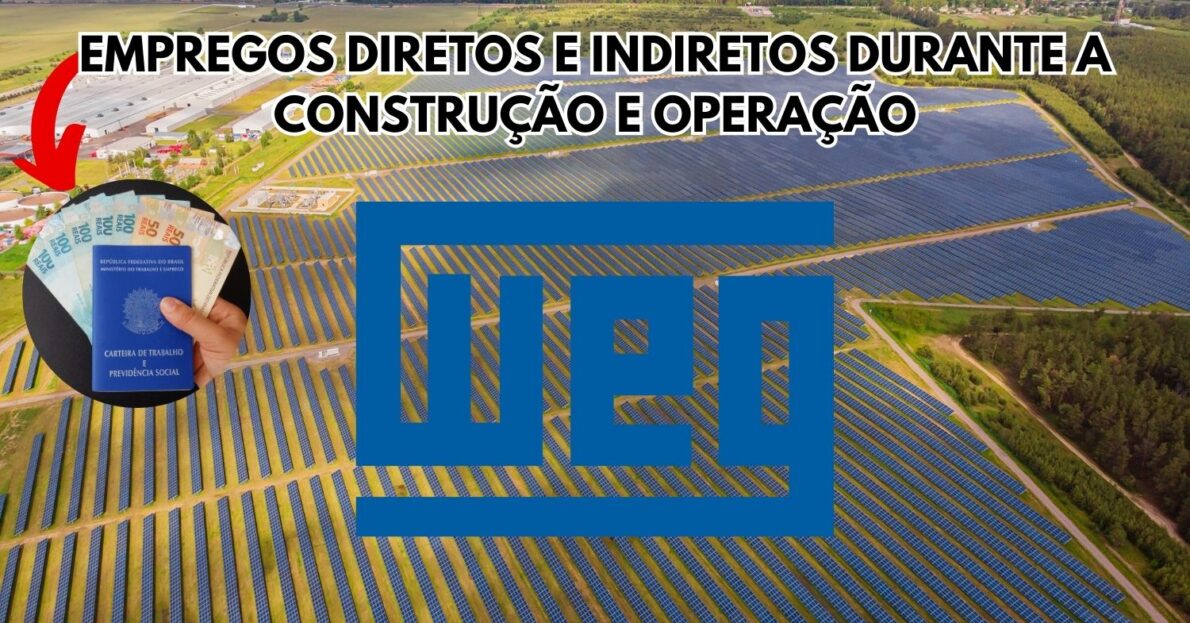 WEG surpreende a indústria e anuncia acordo inédito para construção de mega complexo solar com capacidade de 250 megawatts-pico no Brasil!