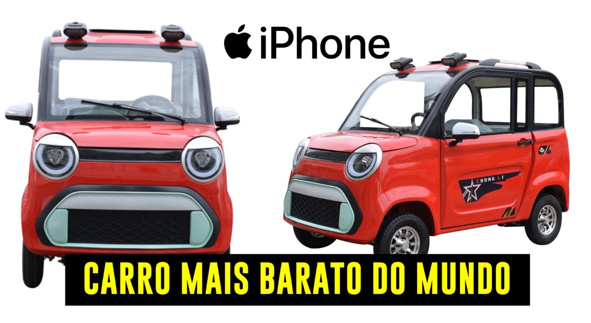 O carro mais barato do mundo ficou ainda mais acessível: Agora custa metade do preço de um iPhone 16