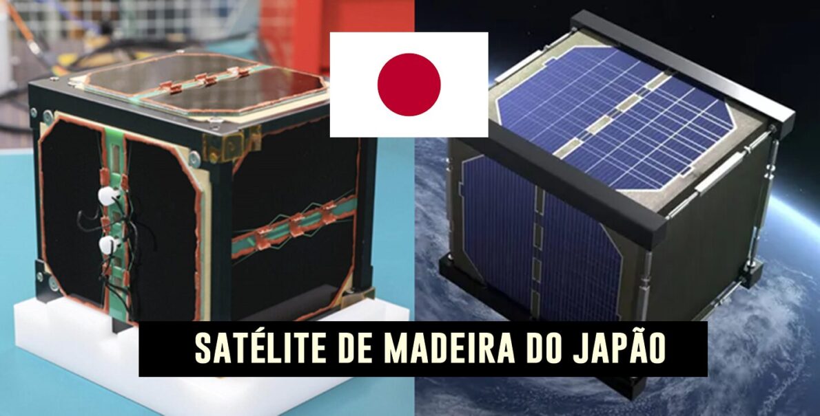 satélite de madeira, industria espacial, Japão