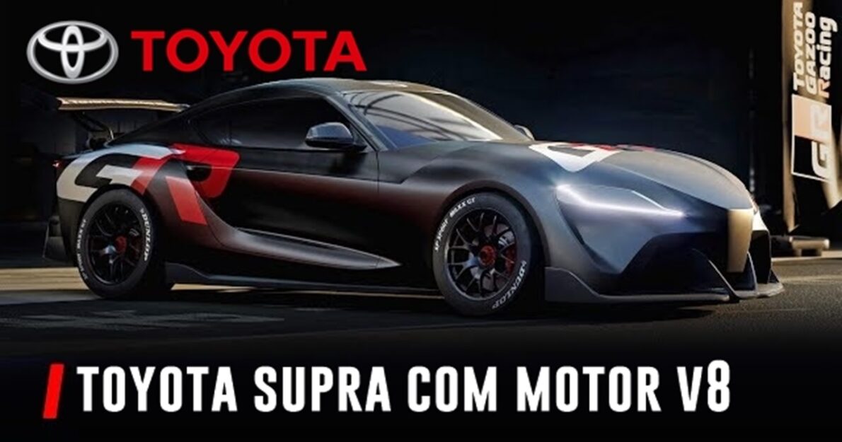 Toyota está construindo um Supra com motor V8,