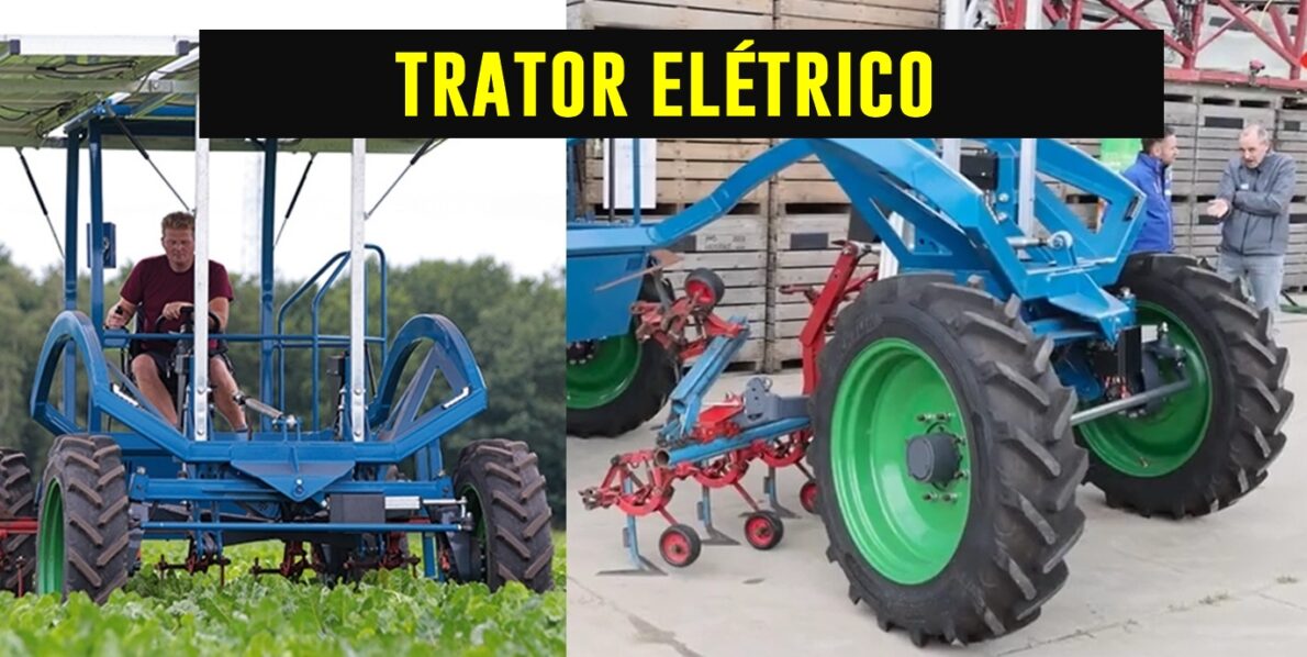 trator elétrico, agricultura