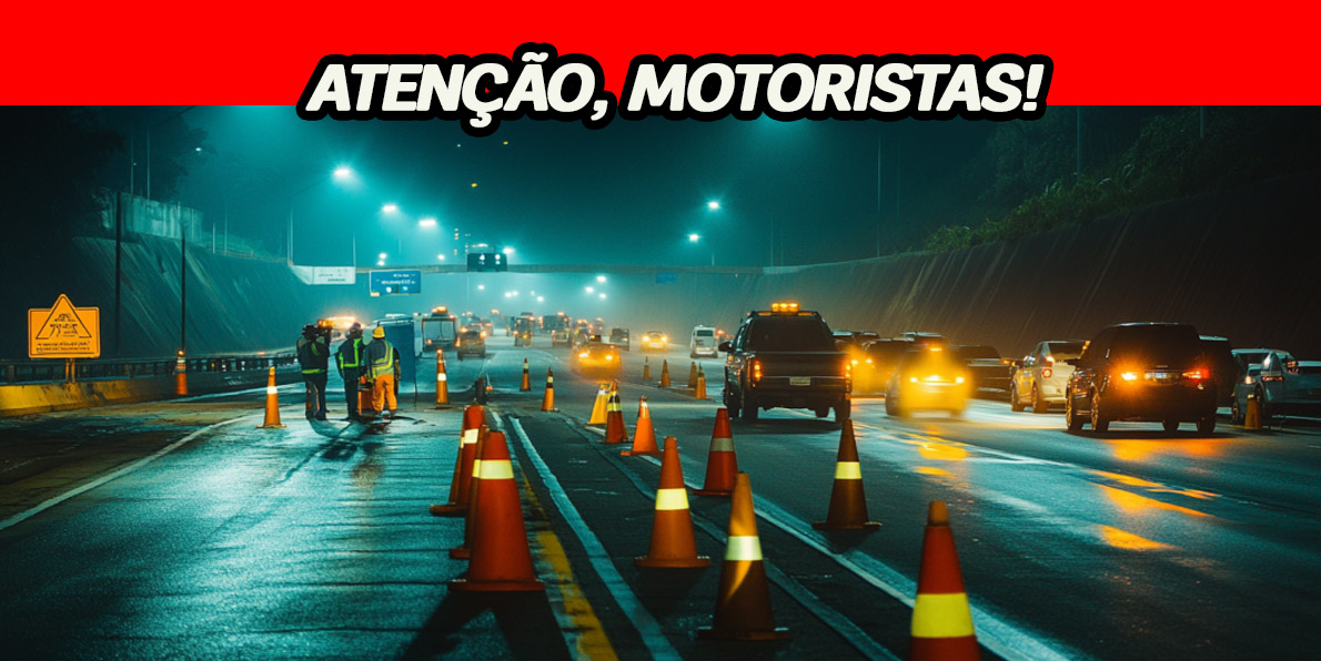 Trecho importante da BR-101 será bloqueado para manutenção entre os dias 30 de setembro e 10 de outubro. Veja como se preparar e evitar transtornos.