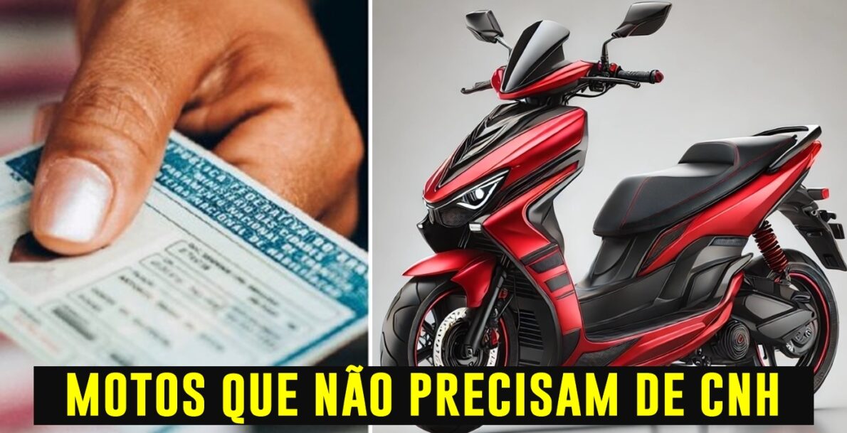 motos não precisam de CNH