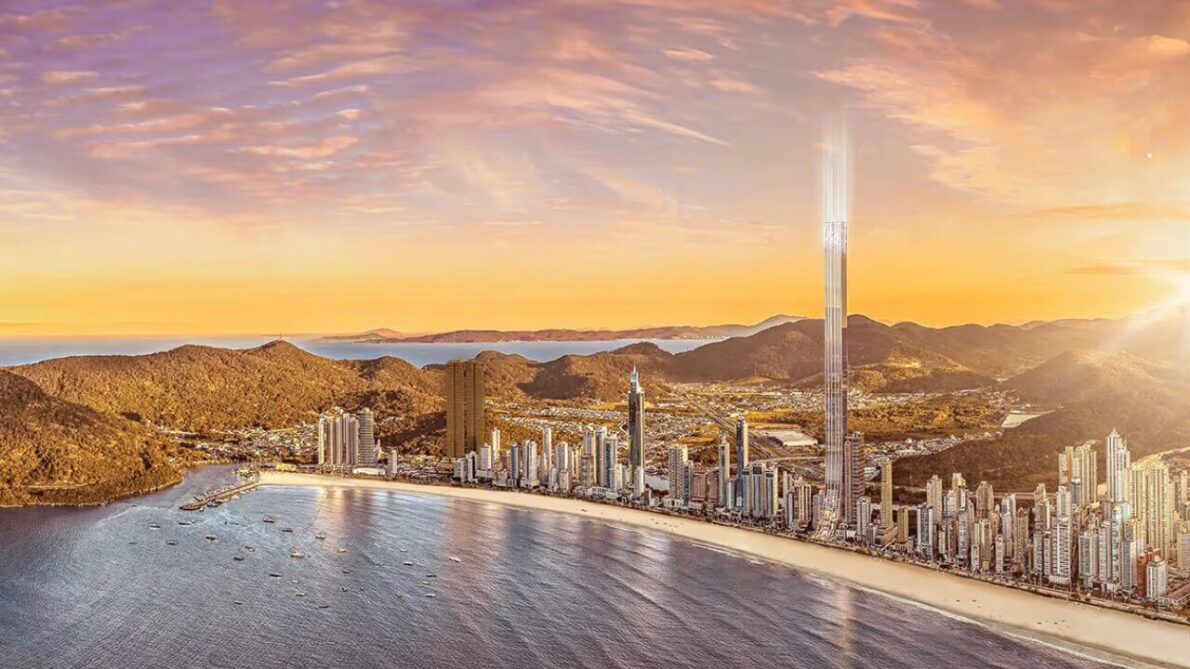 Construtora FG fará investimento de R$3 bilhões na construção do Senna Tower, o maior prédio residencial do mundo, em Balneário Camboriú.