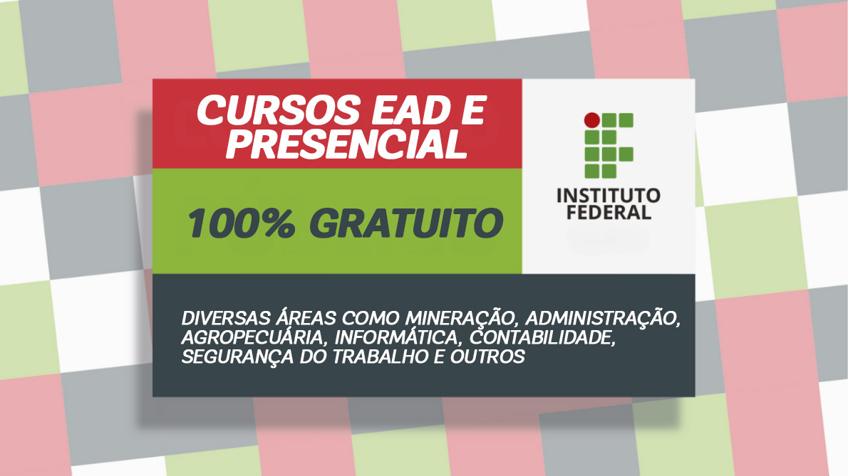 Instituto Federal Goiano oferece 775 vagas gratuitas em cursos técnicos, com opções EAD e presenciais. Inscrições abertas até novembro.