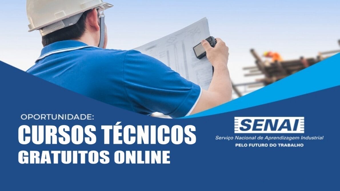 cursos gratuitos de Almoxarife, Assistente administrativo, Recursos Humanos, Eletricista, e outros