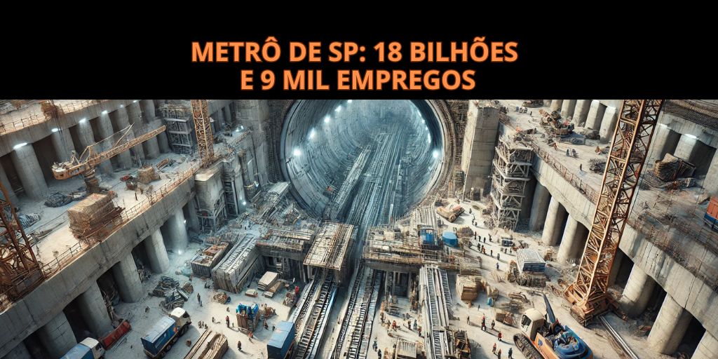 A estação mais profunda da América Latina, com 67 metros, promete transformar o metrô de São Paulo, gerando R$ 18 bi e 9 mil vagas de emprego.