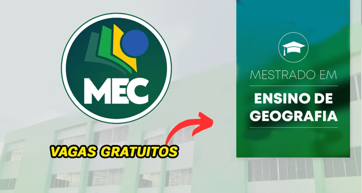 MEC abre inscrições para mestrado profissional em geografia! Oportunidades são para pessoas de todo o Brasil... não perca a chance de participar e um dos cursos mais respeitadas do país