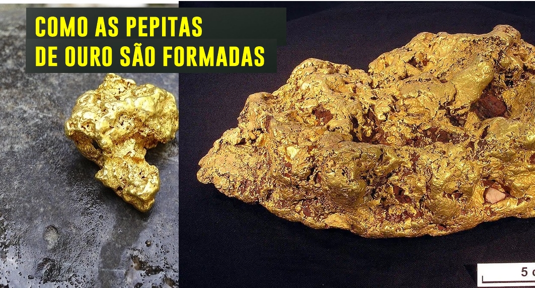 Pepitas de ouro, terremotos e ouro, piezoeletricidade, formação de ouro, veios de quartzo