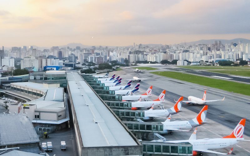 Congonhas é o segundo aeroporto mais movimentado do Brasil. (Foto: Infraero)