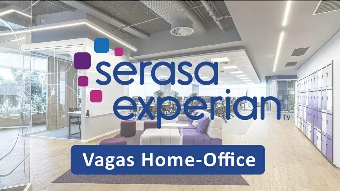 Serasa Experian oferece vaga home office com salários e benefícios atrativos. É a chance de atuar em uma empresa inovadora e global.