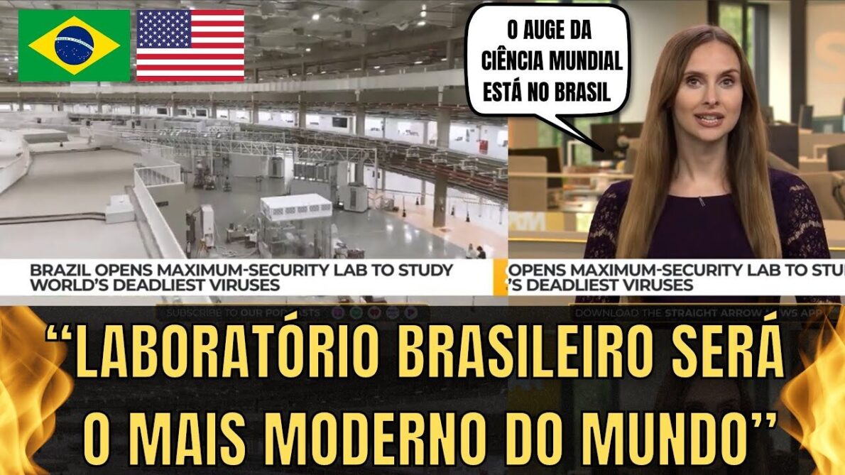 Brasil no topo da ciência! TV americana fica chocada com super laboratório brasileiro e dispara: ‘o mais moderno do mundo’. (Imagem: reprodução/ Julien Jubert)