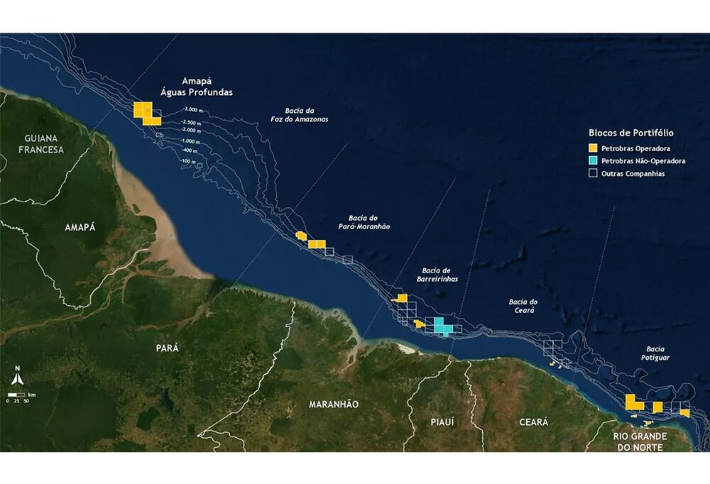 Descoberta da Margem Equatorial, uma nova reserva de petróleo, pode transformar o futuro energético do Brasil. (Imagem/ Petrobras)