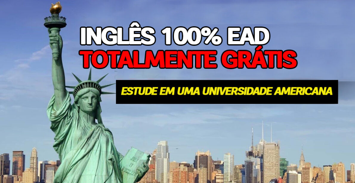 Quer fazer um curso de inglês 100% EAD, gratuito e com certificado de uma universidade da Califórnia? Se sim, aproveite: instituição abriu vagas para brasileiros que querem se desenvolver no idioma