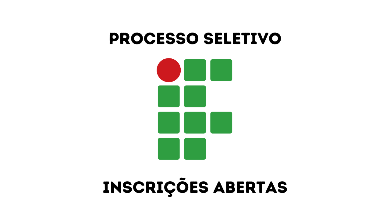 Instituto Federal abre processo seletivo para Professores em Inconfidentes e Carmo de Minas, com inscrições abertas até 7 de outubro.