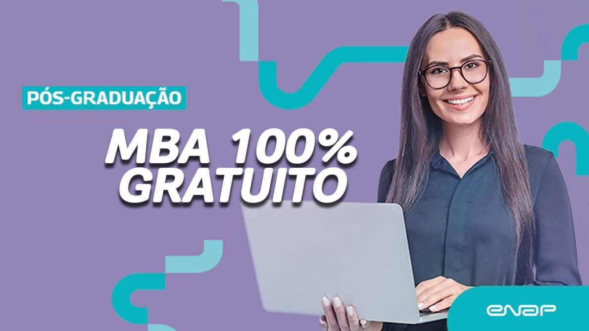 Enap abre 300 vagas para MBA gratuito em gestão pública. Oportunidade imperdível para servidores e militares! Inscreva-se até 25/09.