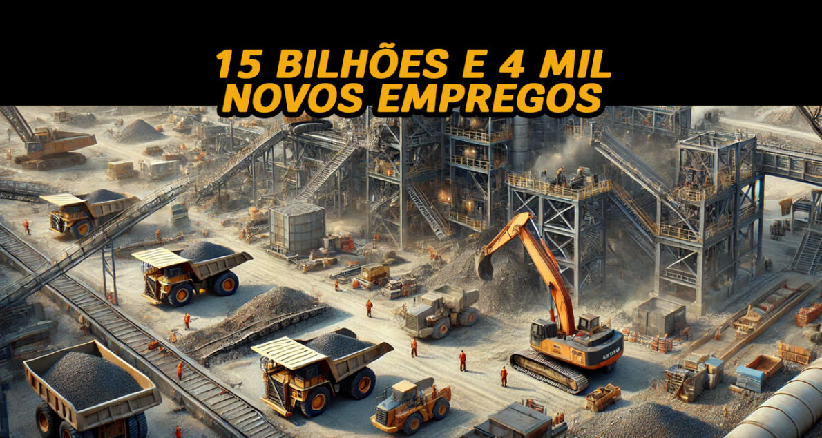 Congonhas será o centro de um dos maiores investimentos em mineração de ferro do Brasil: R$ 15 BILHÕES! Expectativa é de 4 MIL vagas de emprego  