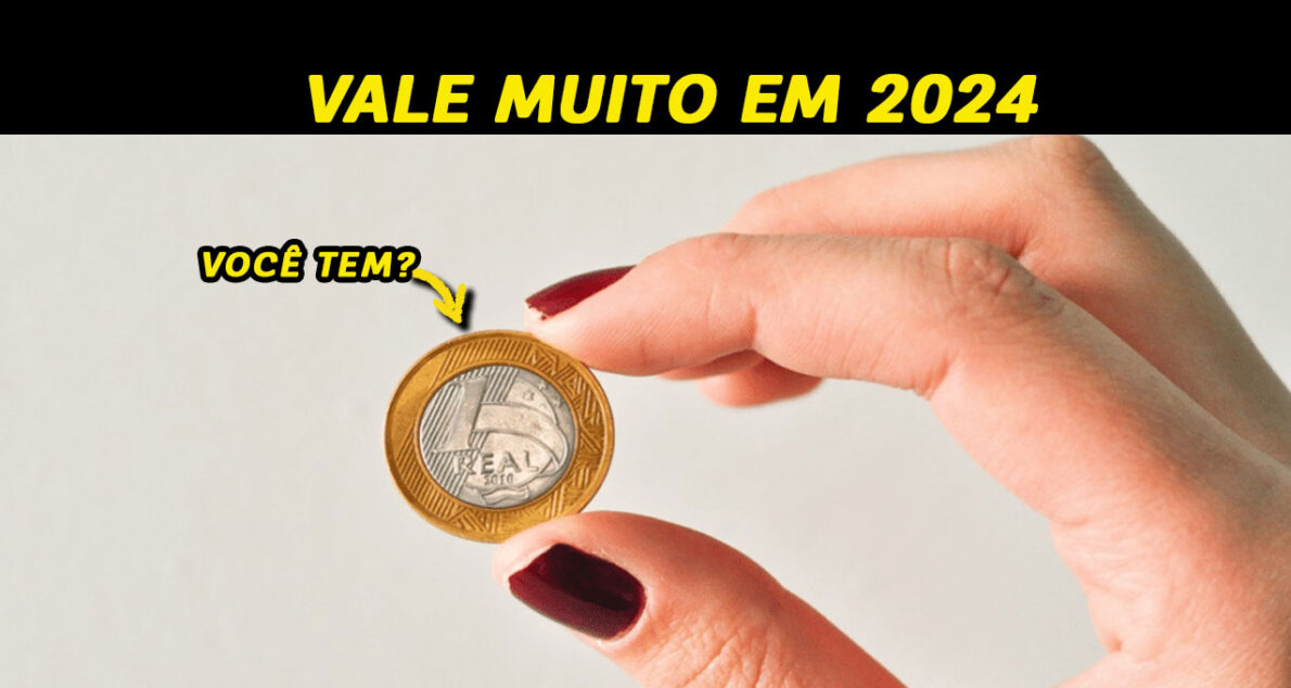 Colecionadores estão à procura de moeda de 1 real que está sendo vendida por R$ 1,3 mil em 2024