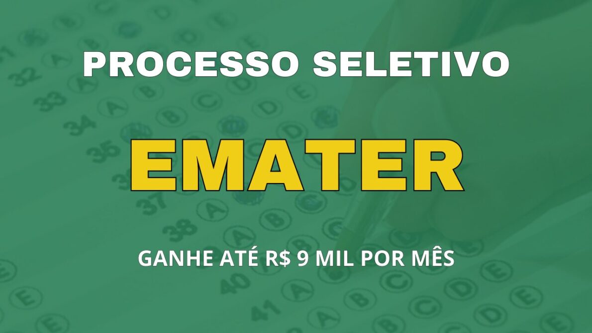 Emater-GO abre processo seletivo com 25 vagas em níveis técnico e superior, oferecendo salários de até R$ 9.000 e benefícios atrativos.