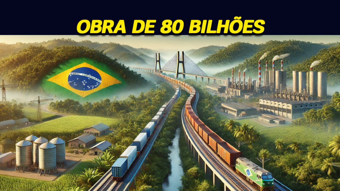 Governo vai investir R$ 80 bilhões em ferrovias para integrar a América do Sul, criando até 14 mil empregos diretos e indiretos.