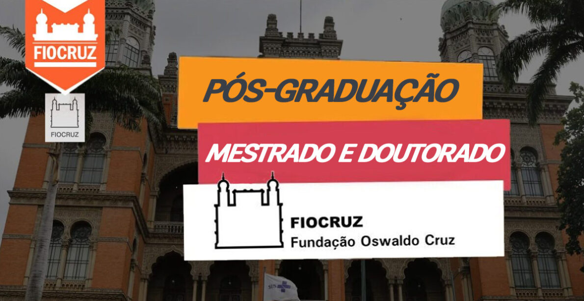 Fiocruz oferece mestrado e doutorado gratuitos em saúde pública com inscrições abertas até 30 de setembro. Oportunidade única!