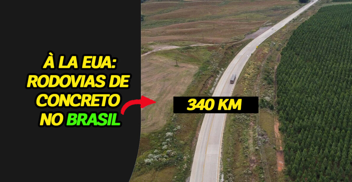 Rodovias de concreto revolucionam o Paraná com maior durabilidade e menor custo de manutenção em comparação ao asfalto.