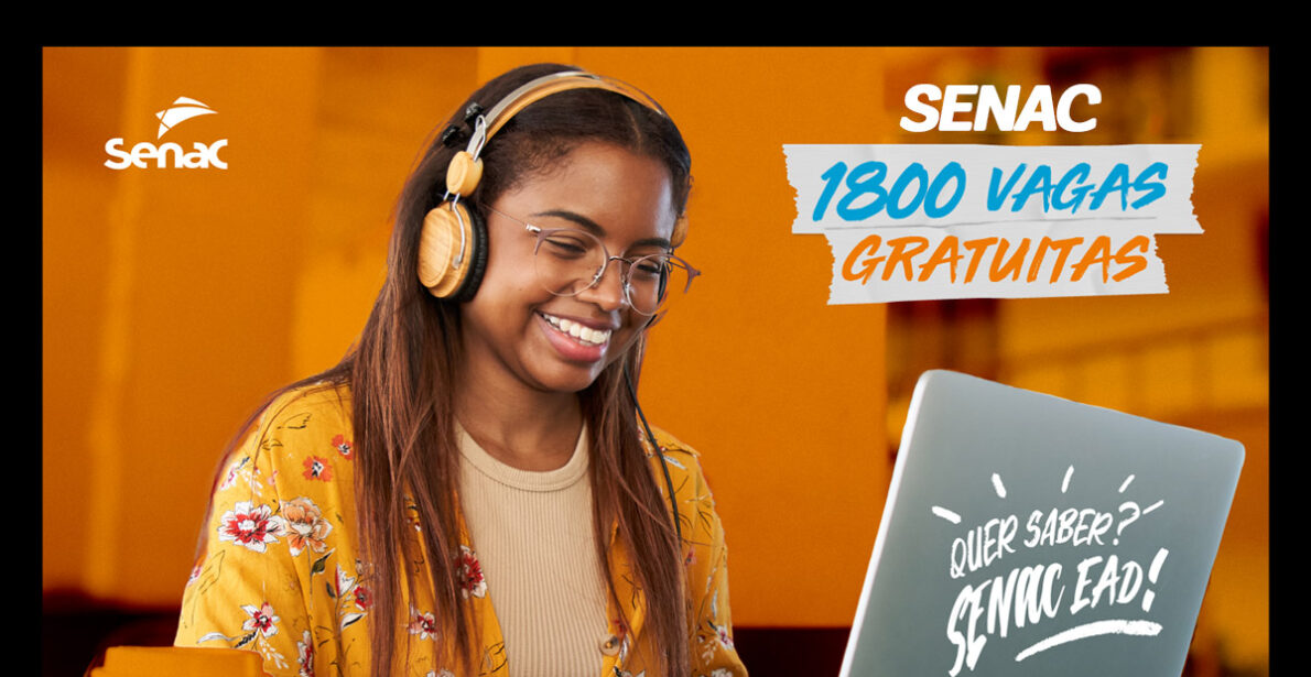 Senac com cursos gratuitos. (Imagem: reprodução)