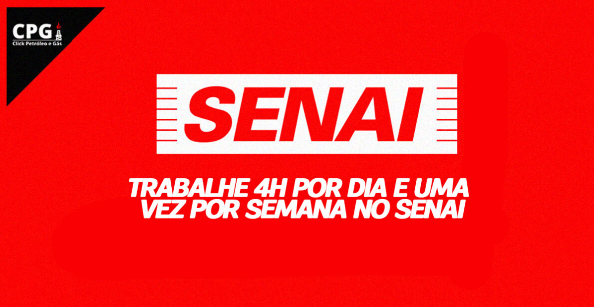 O SENAI abre vaga com jornada de 4 horas semanais e salário competitivo. (Imagem: reprodução)