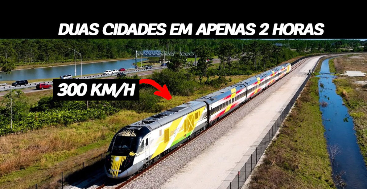 Trem que faz quase 300 km/h vai ligar duas cidades em apenas 2 horas com direito a assentos macios, bar moderno e até espaço para comemorações