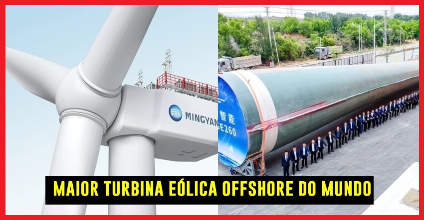 Maior turbina eólica offshore, turbina de 20 MW, China turbina eólica, turbina resistente a tufões, energia renovável