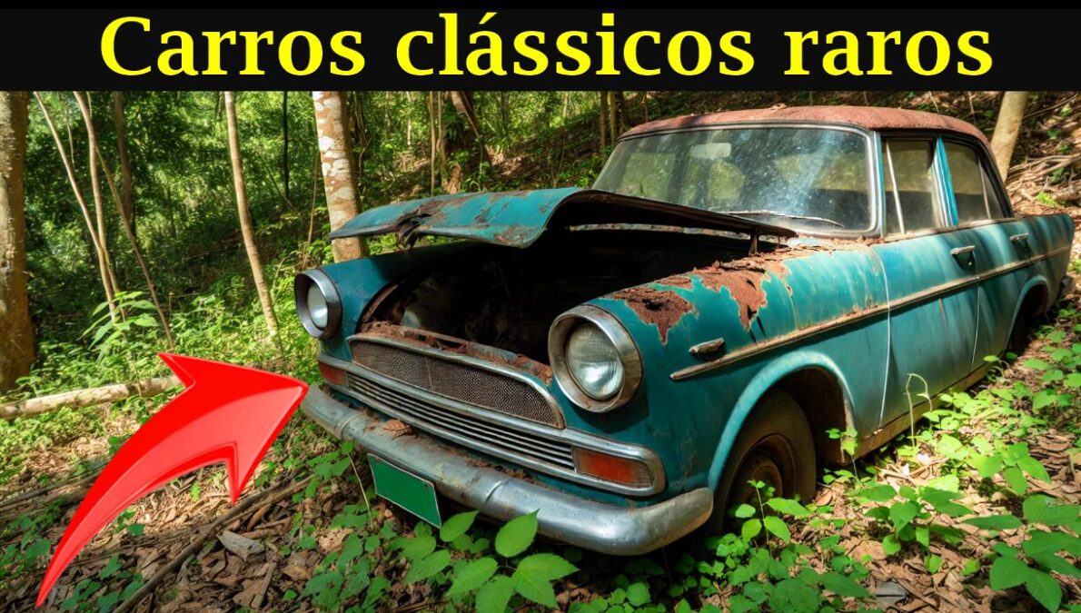 Tesouro perdido! Ferro-velho abandonado na floresta esconde carros clássicos raros que imploram por restauração