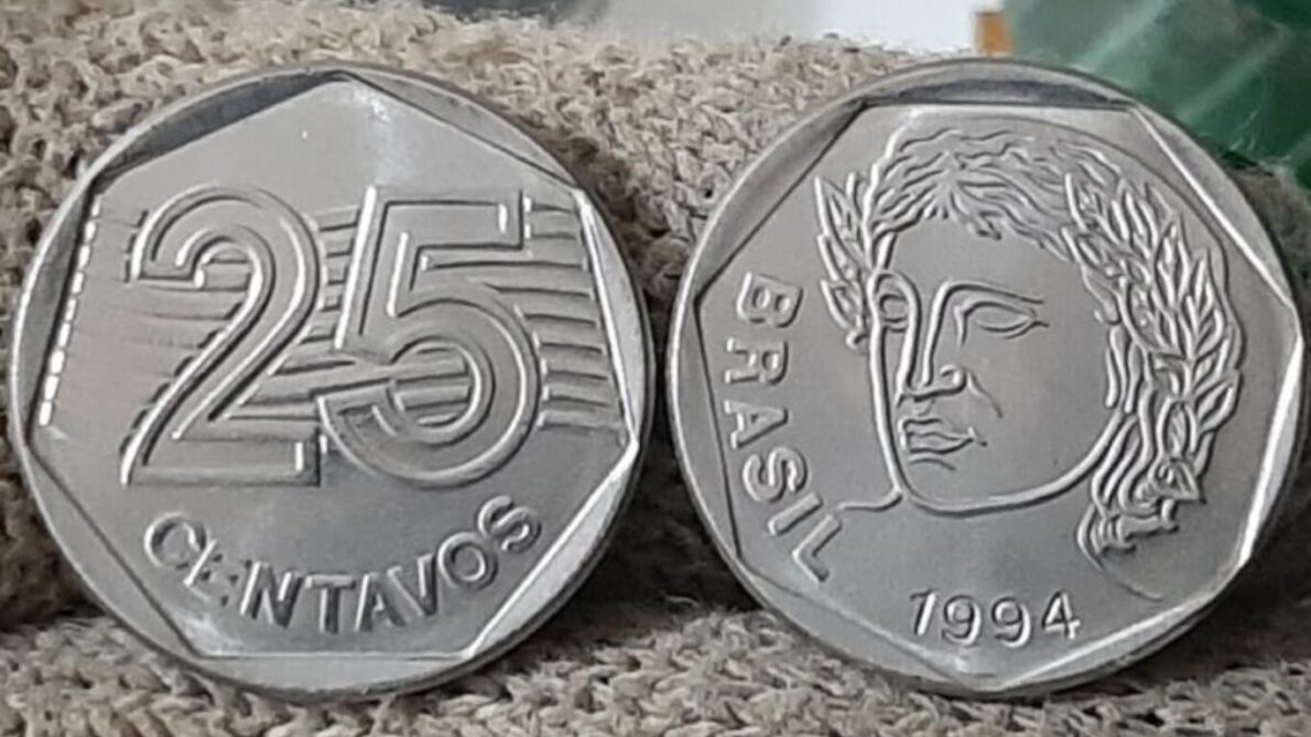 “moeda”, “moeda rara”, “moeda 25 centavos”, “25 centavos”, “numismática”